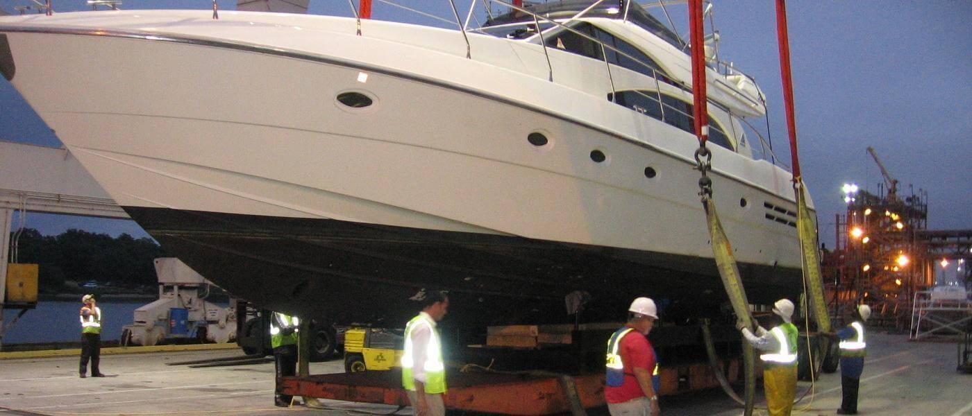 boat exported from Savannah